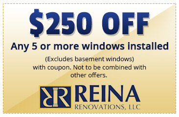 $250 OFF Any 5 more windows installed